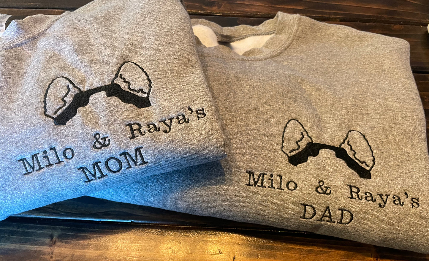 Custom Embroidered Dog Crewneck