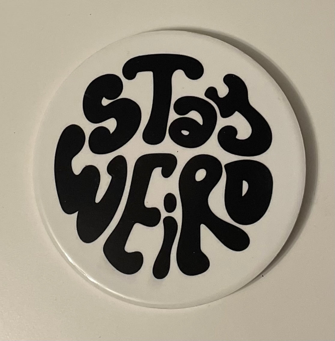 Stay Weird Ceramic Coaster